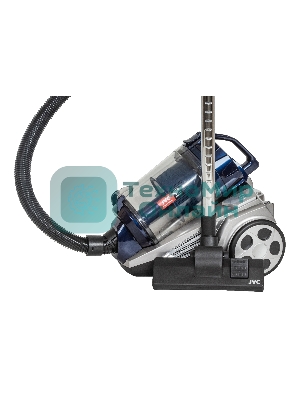 Пылесос JVC JH-VC423 синий/серый, 420/2400 Вт, уборка сухая, пылесборник контейнер, 3 л.