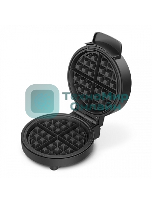 Вафельница BQ ST1009 черный/стальной, WAFFLE. 1000 Вт, приготовление 4 вафель одновременно, антипригарное покрытие панелей Non-Stick PRO, равномерный нагрев, теплоизолированная ручка, противоскользящие ножки, 2 индикатора работы: нагрева и питания, диапазон температур нагрева: 230 °С, материал корпуса: металл, бакелит, материал панелей : металл, размер рабочей поверхности: диаметр 190 мм, количество панелей: 2, вид панелей: венские вафли, длина шнура: 0.7 м, напряжение: 220-240 В, 50-60 Гц, защита от поражения электротоком: класс I