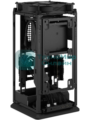 Компьютерный корпус без блока питания Fractal Design Mood, Mini-Tower, 1x180мм, 2xUSB-A 3.0 + 1xUSB 3.2 Type-C, SFX PSU Support, mITX черный