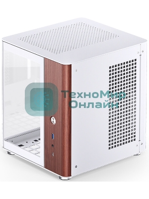 Компьютерный корпус без блока питания Case JONSBO TK-0 белый, Desktop SFF, TG, no fan, 1xUSB-A 3.2 + 1xUSB-C 3.2, SFX PSU Support, mITX белый