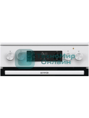 Плита электрическая Gorenje GEC5C42WG белый, конфорок 4 электрических, духовка 70 л, 50 см x 85 см x 59.4 см (без крышки)