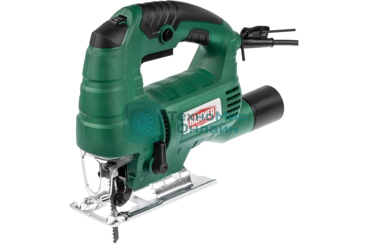 Лобзик электрический Haммer LZK750А 750Вт 0-3000ход/мин 80мм-дер 8мм-мет маятник