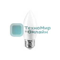 Лампа светодиодная Defender C37-8W-830-E27 свеча, 3000 К, теплый белый, 1 шт.