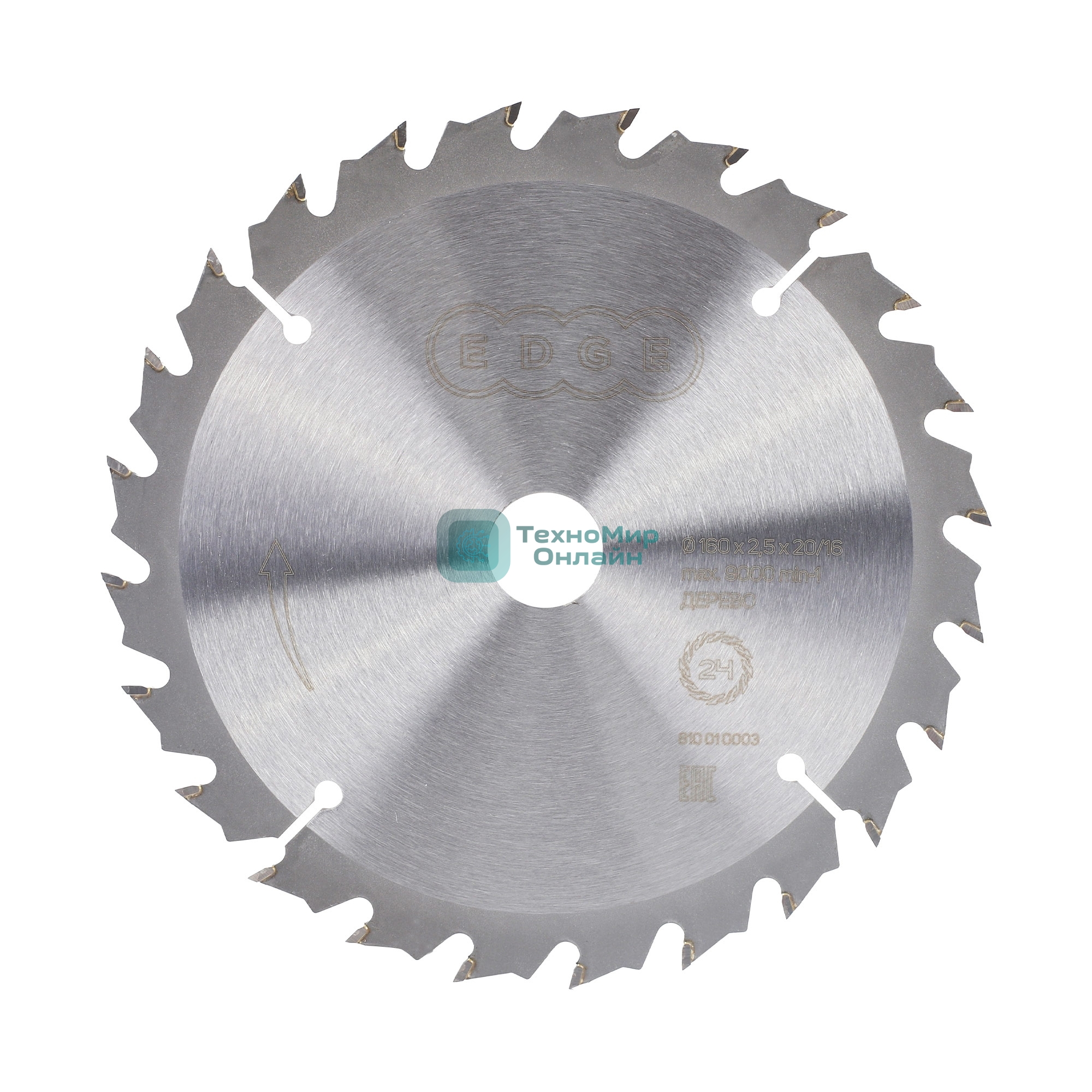 Диск EDGE by PATRIOT пильный по дереву 160х24х20/16
