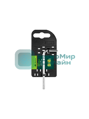 Ключ имбусовый Сибртех hex 4мм 45x закаленный никель