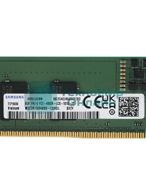 Оперативная память Samsung DDR5 DIMM 8GB UNB 4800 1Rx16, 1.1V