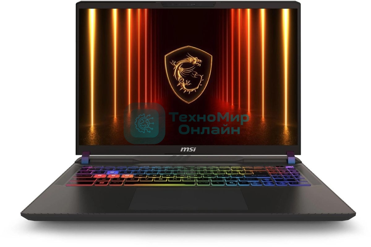Ноутбук MSI Vector HX AI A2XWHG-080XRU серый Core Ultra 7 255HX 32Gb SSD 1Tb NVIDIA GeForce RTX 5070Ti 12Gb 16