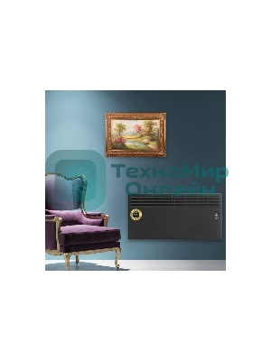 Конвектор электрический iVigo EPK4590E25 2500Вт черный матовый