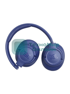 Беспроводные/проводные наушники JBL Tune 730BT синий, полноразмерные, Bluetooth + проводной, быстрая зарядка