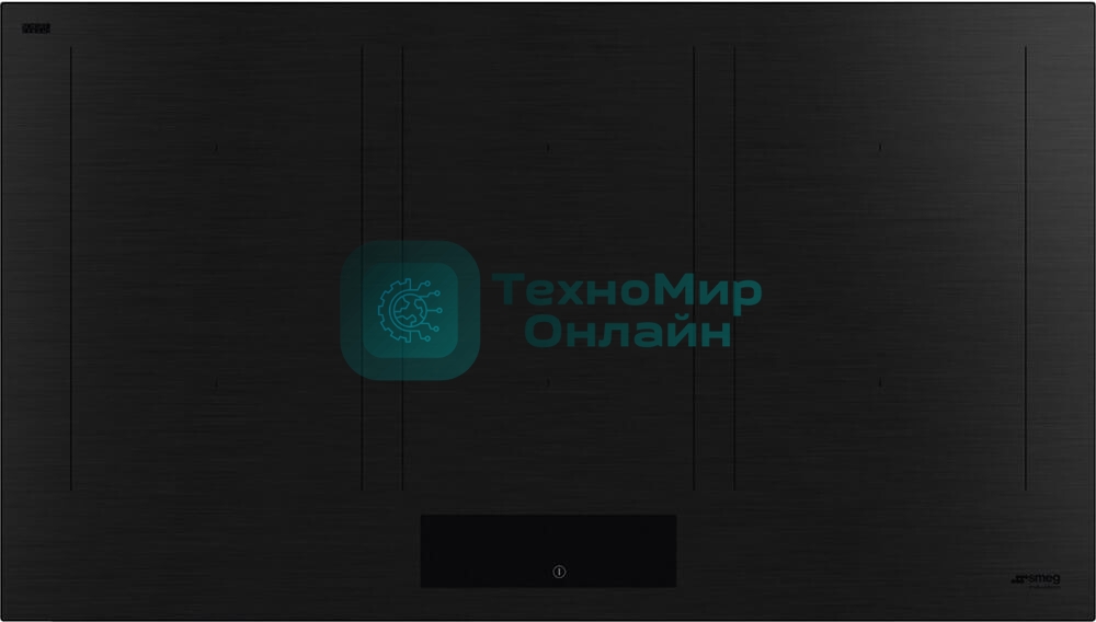 Индукционная варочная поверхность Smeg SIM3964MB, 90 см, прямой край, 6 зон приготовления, слайдерное управление, 9 уровней мощности, индикация остаточного тепла, автовентиляция 2.0, Booster, Multizone,, пауза, таймер, индикация времени, определение посуды, защита от случайного включения, черный