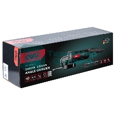 Угловая шлифовальная машина Deli DE-JM230-2E (2400Вт, 230мм, 6400об/мин, картон)