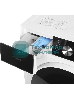 Стиральная машина Hyundai WFD8216 белый, загрузка фронтальная 8/5 кг (с сушкой), 1200 об/мин, класс: A+++