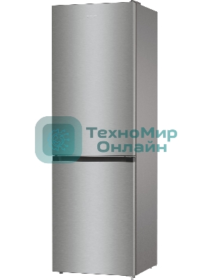 Холодильник Gorenje NRKE62XL серебристый металлик двухкамерный 203/99л морозилка снизу, No Frost