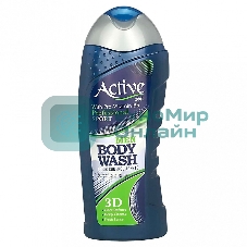Гель для душа Active мужской, с витамином B5 Спорт 3D NATURAL, 400 мл (512302022)