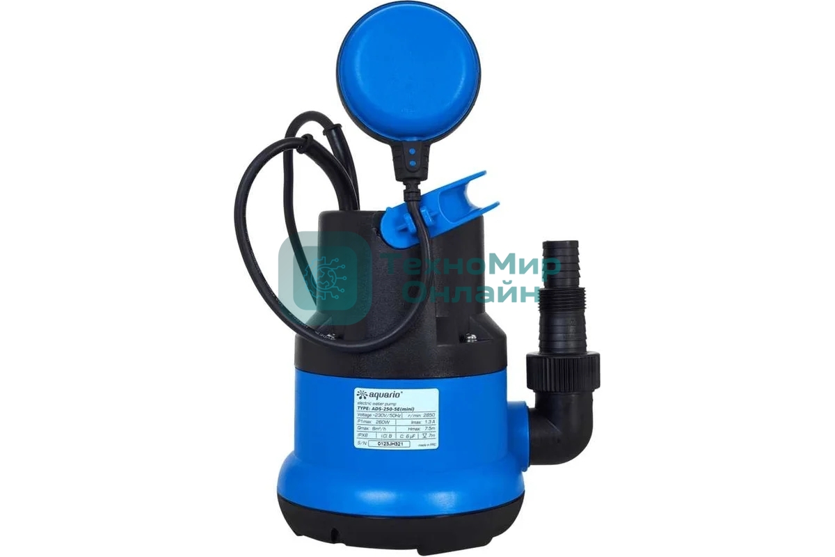 Насос дренажный AQUARIO ADS-260-5E (mini) 1265