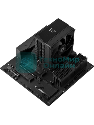 Кулер для процессора ID-COOLING FROZN A410 TD LGA1851/1700/1200/115X/AM5/AM4 (10шт/кор, TDP 220W, PWM, 4 тепл.трубки прямого контакта, FAN 120мм, черный) RET
