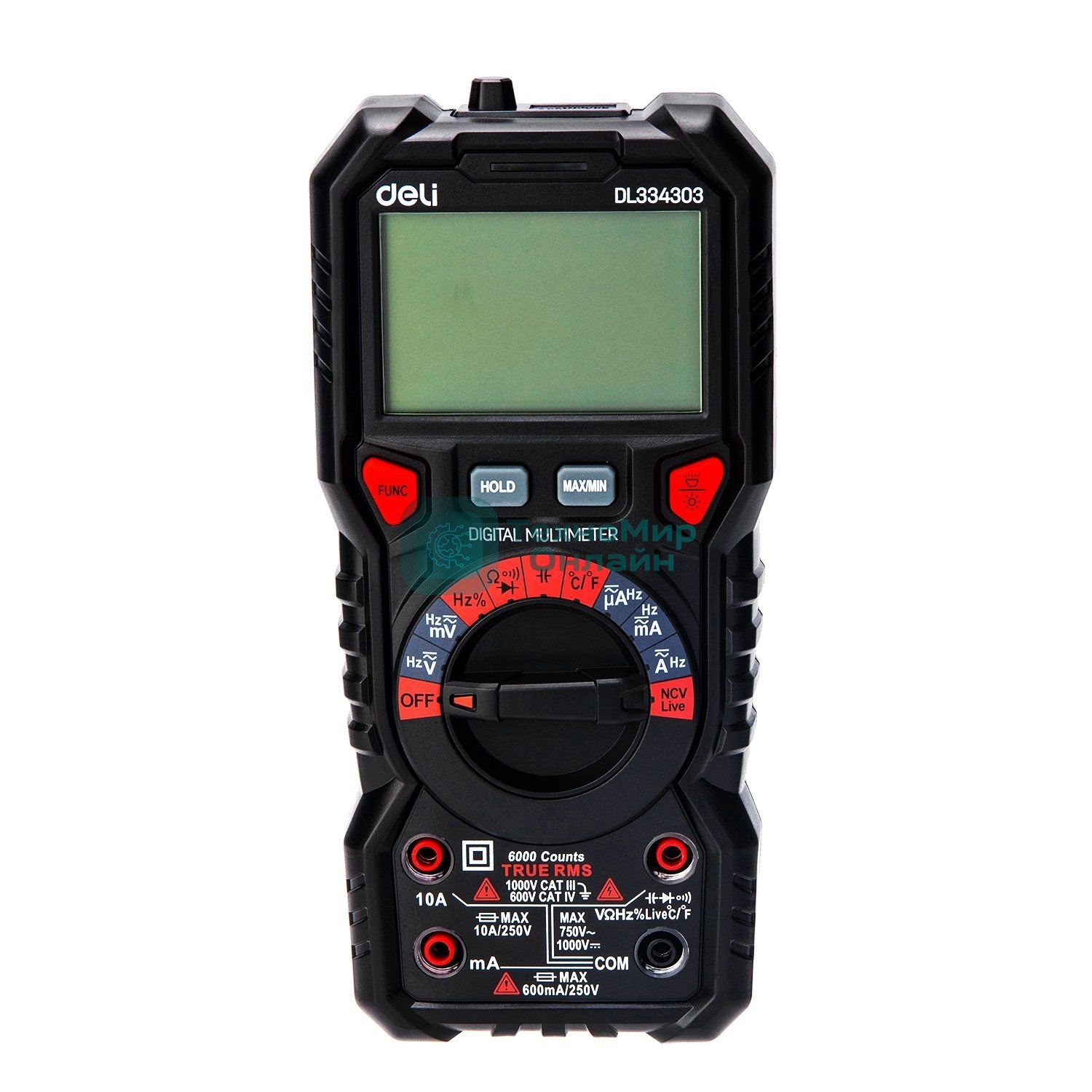 Многофункциональный цифровой мультиметр Deli DL334303