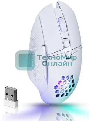 Мышь беспроводная Defender Glory GM-514 белый, 3200 dpi, радиоканал, USB, кнопки - 7