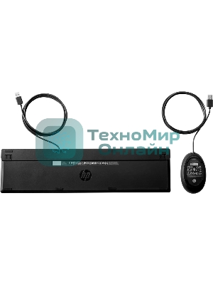 Комплект клавиатура+мышь HP 320MK проводной, USB, чёрный