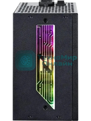 Блок питания Zalman ZM1000-TMX2 VIEW, 1000W, ATX12V v3.0, APFC, 12cm Fan, 80 PLUS Gold Gen5, Full Modular, side ARGb lights, Retail