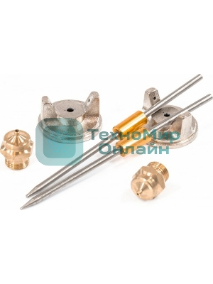 Краскопульт пневматический Matrix краскораспылитель пневмат. с верхним бачком v=1.0л + сопла