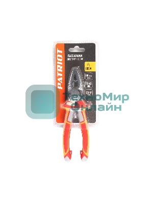 Пассатижи диэлектрические PATRIOT PCP 180 DN, 1000 V, Cr-V, 180мм