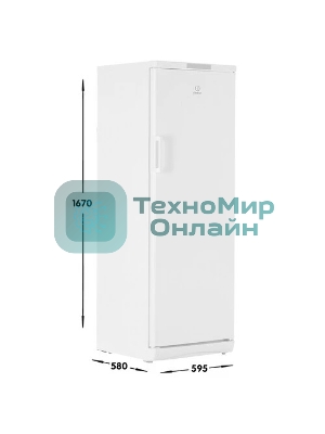 Холодильник Indesit ITD 167 W белый однокамерный 268/35л морозилка сверху, капельная система