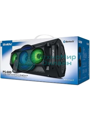 Колонка портативная SVEN АС PS-680 черный 65W 1.0 BT