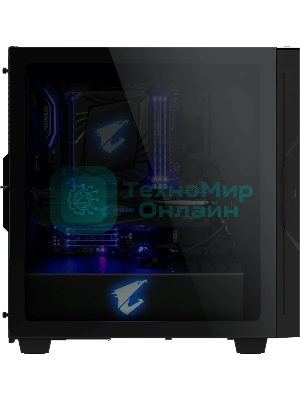 Компьютерный корпус GIGABYTE AORUS C300 GLASS MidiTower без Б/П ATX MicroATX MiniITX Цвет черный Gb-AC300G