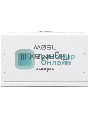 Блок питания Zalman ZM750-GV3 WH, 750W, ATX12V v3.0, Gen 5.0, APFC, 12cm Fan, 80+ Bronze, Retail