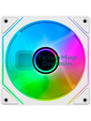 Вентилятор для корпуса Bloody CF-12 LCD ARGb 120х120x25 белый 4-pin 32дБ (упак.:1шт) (CF-12-ARGb120-WH) Ret