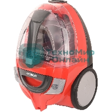 Пылесос Hyundai HYV-C3075 красный, 380/2000 Вт, уборка сухая, пылесборник контейнер 1.5 л