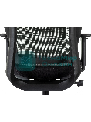 Кресло Бюрократ MC-412N-H черный, сетка, подголовник