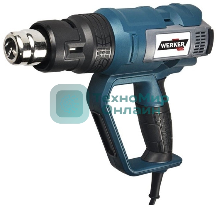 Фен технический Denzel HGP-2000, 2000 Вт, 2 режима