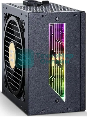 Блок питания Zalman ZM1000-TMX2 VIEW, 1000W, ATX12V v3.0, APFC, 12cm Fan, 80 PLUS Gold Gen5, Full Modular, side ARGb lights, Retail