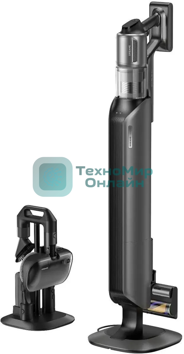 Пылесос вертикальный/ручной Dreame Z40 Station черный, питание от аккумулятора, 310 Вт, уборка влажная/сухая, пылесборник 0.6 л, работа от АКБ max 160 мин