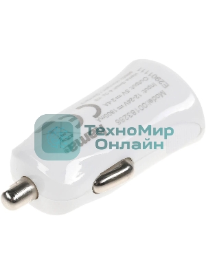 Комплект зарядное устройство Hama H-183266 2.4A для Apple кабель Apple Lightning белый