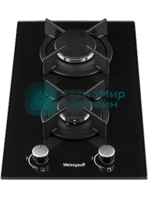 Газовая варочная панель Weissgauff HGG 320 BGR независимая, черный