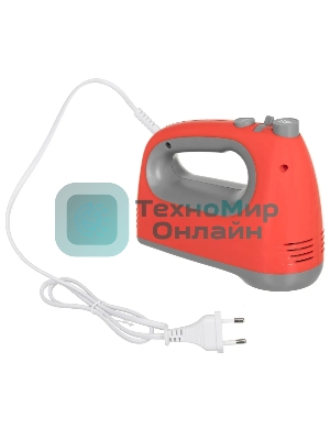 Миксер ручной Hyundai HYM-H4511 500 Вт, красный/серый