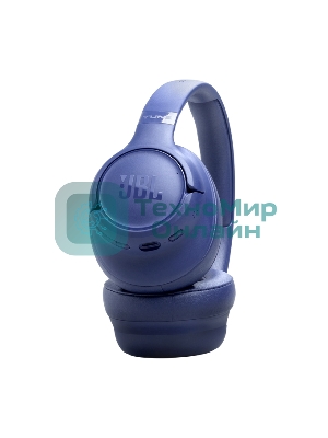 Беспроводные/проводные наушники JBL Tune 730BT синий, полноразмерные, Bluetooth + проводной, быстрая зарядка