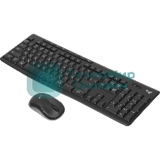 Комплект клавиатура+мышь Logitech MK370 беспроводной, USB, чёрный