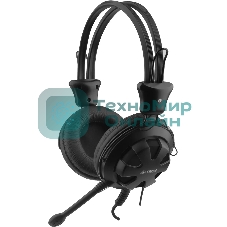 Гарнитура A4Tech HS-28 чёрный, проводная