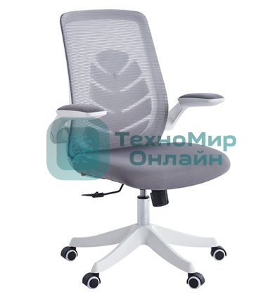 Кресло Chairman CH565 серый, сетка, 120 кг