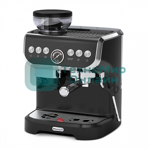 Кофейная станция BQ CM5000 черный, исп. кофе - молотый/зерна, 2 л, 1560 Вт, 15 бар