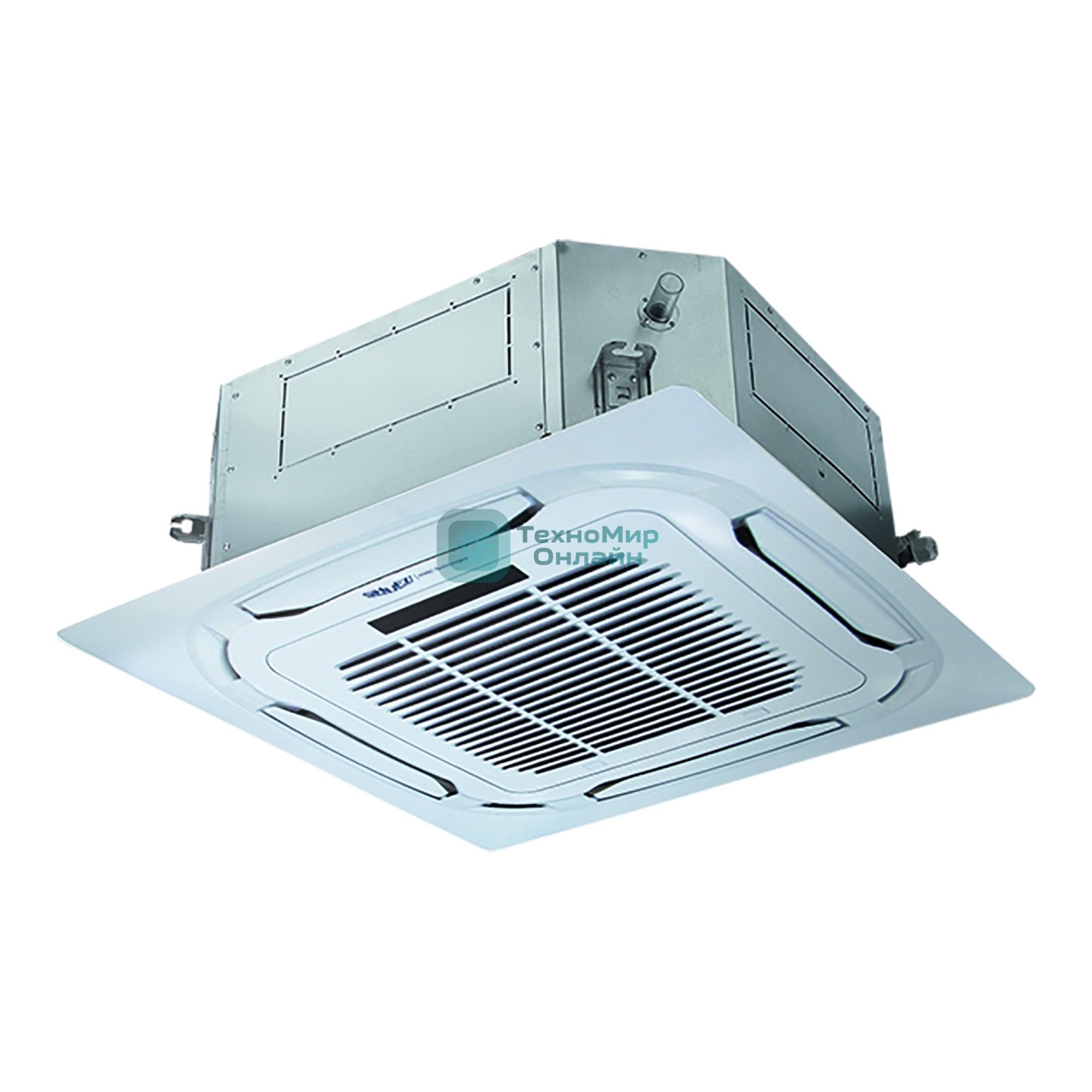 Фанкойл кассетный двухтрубный Shuft SFR-1200R V2 2040 м³/час, 1788 л/час, 120 м², 10,8/15,3 кВт, 41.3 дБ