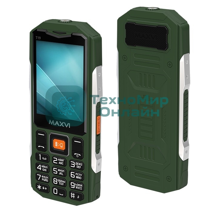 Мобильный телефон Maxvi T19 зеленый