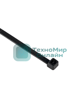 Хомут кабельный 4.8х250 нейл. черный (уп. 100 шт) EKF plc-cb-4.8x250