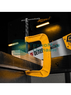 Струбцина Denzel G-образная, усиленная, 125 мм