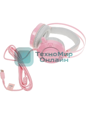 Гарнитура Bloody G521 розовый, проводная