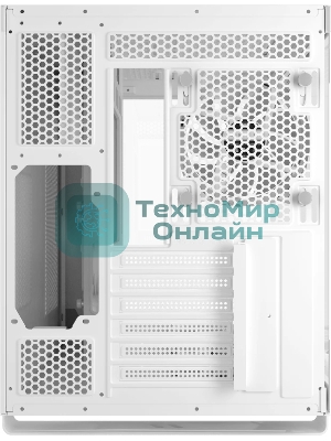 Компьютерный корпус без блока питания Case PCCooler C3T500 ARGB WH, Midi-Tower, TG, 6x120мм ARGB, 1xUSB-C 3.1 + 2xUSB-A 3.0, ATX, mATX, mITX белый